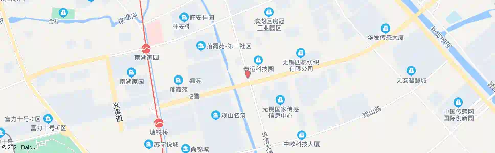 无锡高浪路华清大道_公交站地图_无锡公交_妙搜公交查询2025