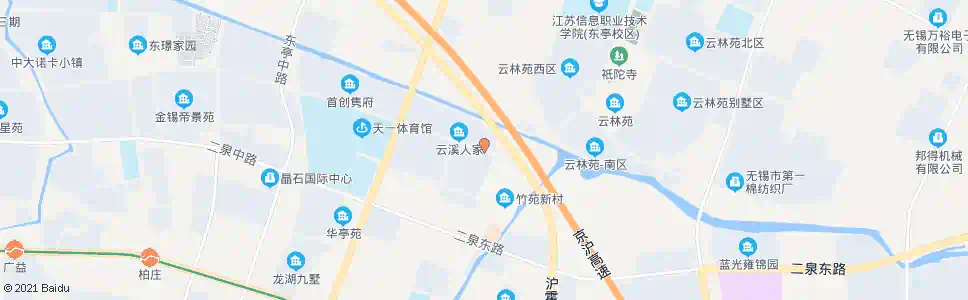 无锡通云路(新明路)_公交站地图_无锡公交_妙搜公交查询2025