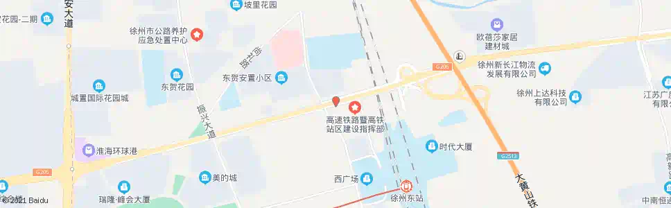 徐州东贺_公交站地图_徐州公交_妙搜公交查询2025