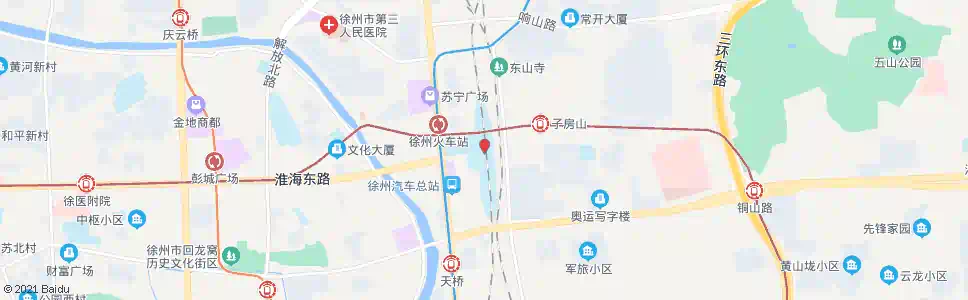 徐州银地_公交站地图_徐州公交_妙搜公交查询2025