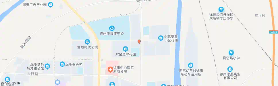 徐州新元公寓_公交站地图_徐州公交_妙搜公交查询2025