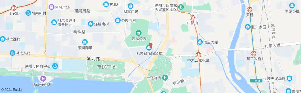 徐州云龙公园南门_公交站地图_徐州公交_妙搜公交查询2025