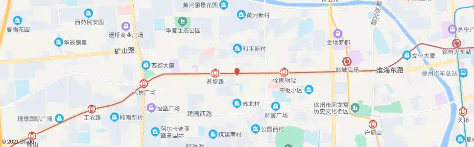 徐州工人医院_公交站地图_徐州公交_妙搜公交查询2025