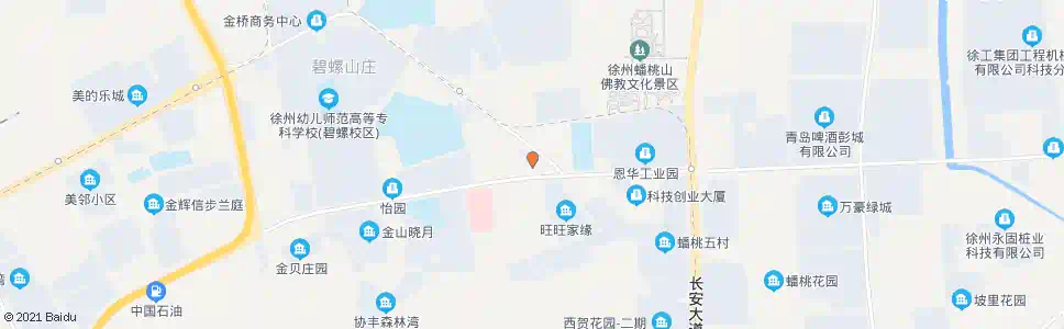 徐州金山桥停车场_公交站地图_徐州公交_妙搜公交查询2025