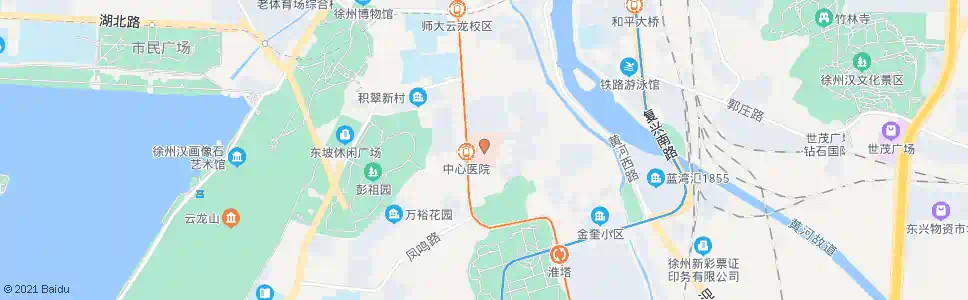 徐州市中心医院_公交站地图_徐州公交_妙搜公交查询2025