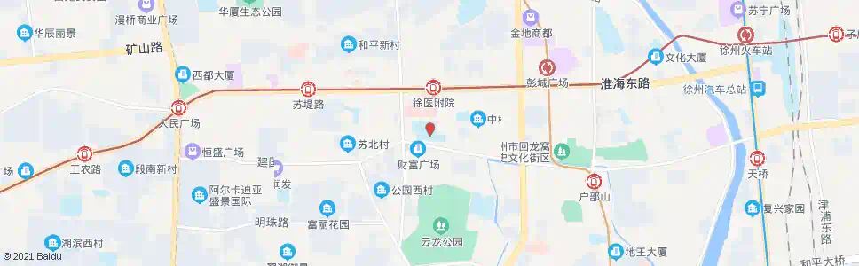 徐州五中_公交站地图_徐州公交_妙搜公交查询2025