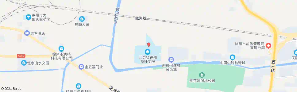 徐州二环北路_公交站地图_徐州公交_妙搜公交查询2025