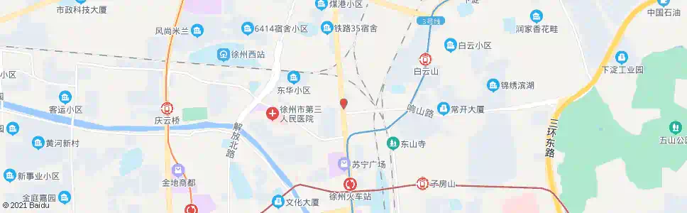 徐州四道街_公交站地图_徐州公交_妙搜公交查询2025