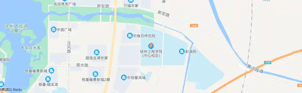 徐州工院中心校区_公交站地图_徐州公交_妙搜公交查询2025