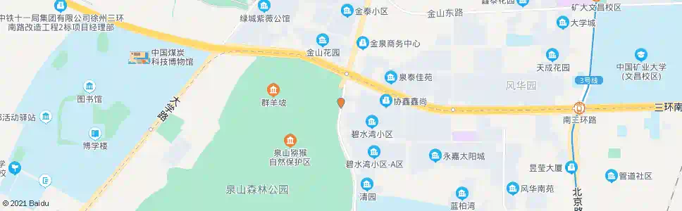 徐州森林公园东门_公交站地图_徐州公交_妙搜公交查询2025
