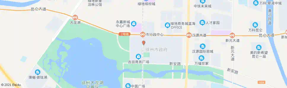 徐州政府西门_公交站地图_徐州公交_妙搜公交查询2025