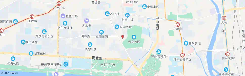 徐州云龙公园西门_公交站地图_徐州公交_妙搜公交查询2025