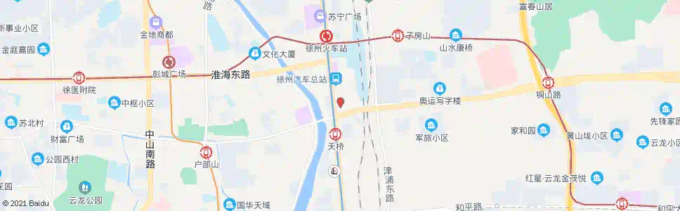 徐州徐州站(铜山汽车站)_公交站地图_徐州公交_妙搜公交查询2025