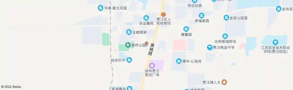 徐州康桥花园(新夏路口)_公交站地图_徐州公交_妙搜公交查询2025