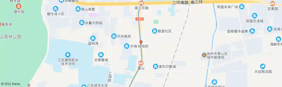 徐州翟山市场_公交站地图_徐州公交_妙搜公交查询2025