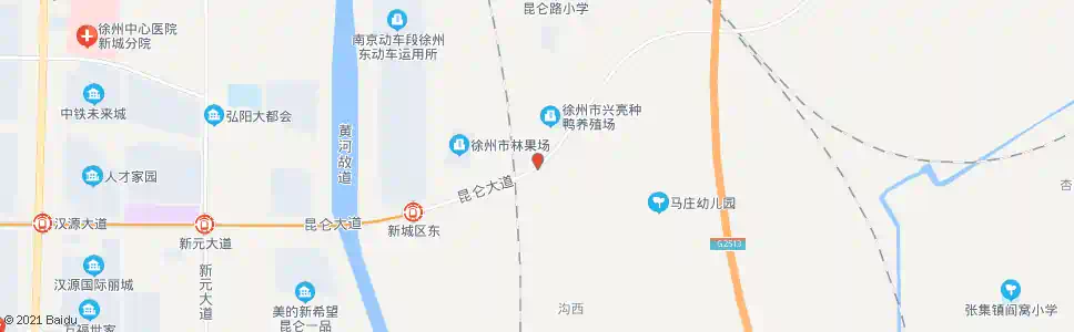 徐州林果场_公交站地图_徐州公交_妙搜公交查询2025