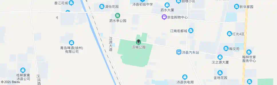 徐州汉城公园_公交站地图_徐州公交_妙搜公交查询2025