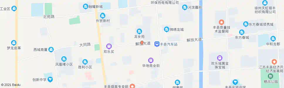 徐州龙乡苑_公交站地图_徐州公交_妙搜公交查询2025