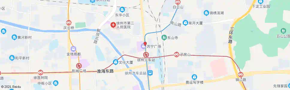 徐州徐州站(朝阳)_公交站地图_徐州公交_妙搜公交查询2025