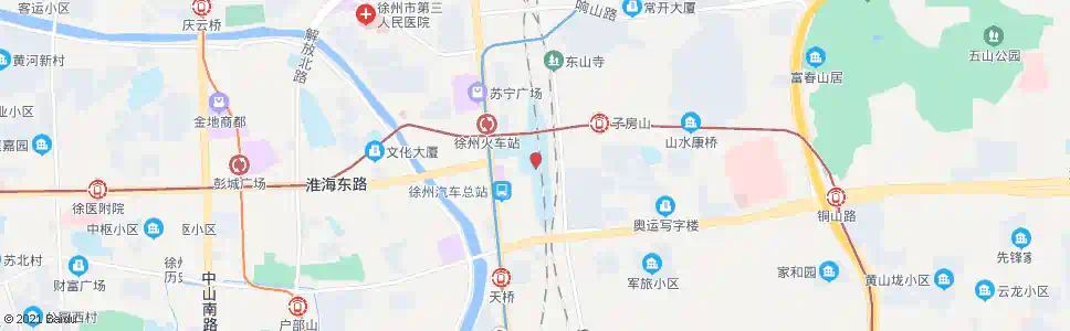 徐州二职高_公交站地图_徐州公交_妙搜公交查询2025
