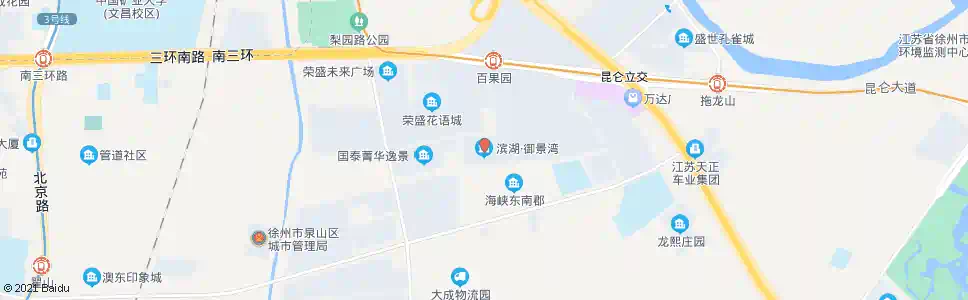 徐州御景湾_公交站地图_徐州公交_妙搜公交查询2025