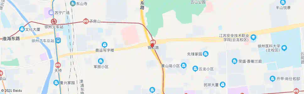 徐州铜山路口_公交站地图_徐州公交_妙搜公交查询2025