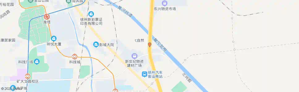 徐州汽配城_公交站地图_徐州公交_妙搜公交查询2025