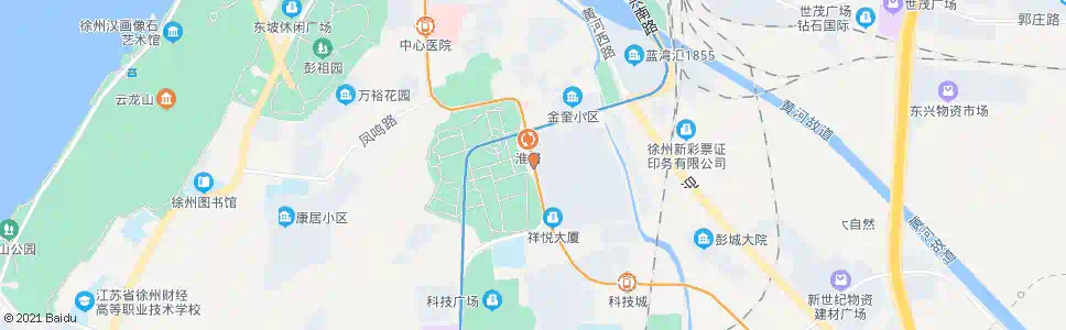 徐州奎园西门_公交站地图_徐州公交_妙搜公交查询2025