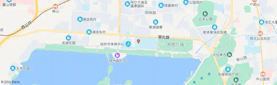 徐州体育馆_公交站地图_徐州公交_妙搜公交查询2025
