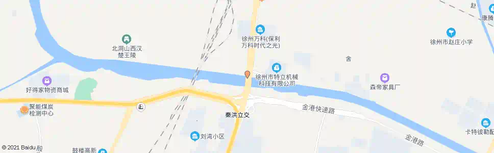 徐州秦洪桥_公交站地图_徐州公交_妙搜公交查询2025