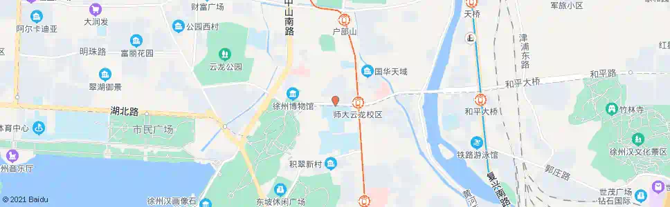 徐州师大北门_公交站地图_徐州公交_妙搜公交查询2025