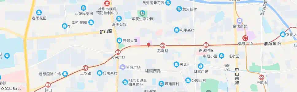 徐州矿务局华美商厦_公交站地图_徐州公交_妙搜公交查询2025