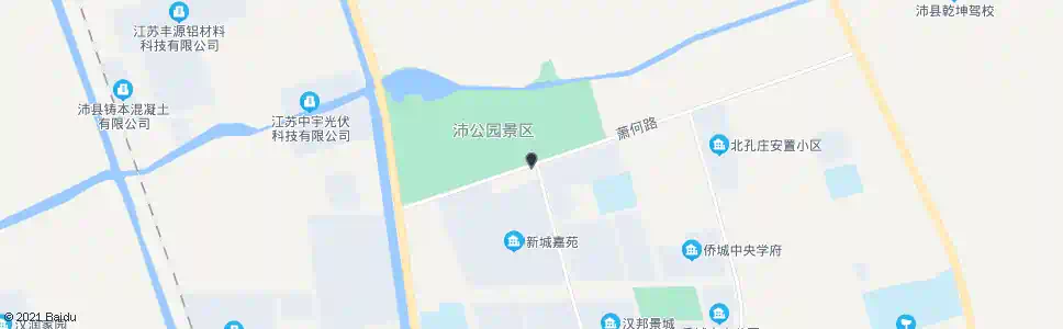 徐州沛公园南门_公交站地图_徐州公交_妙搜公交查询2025