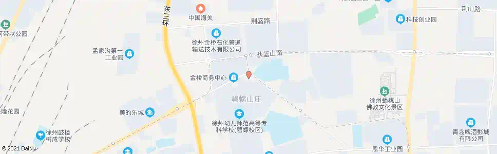 徐州金山桥(碧螺山庄市场)_公交站地图_徐州公交_妙搜公交查询2025