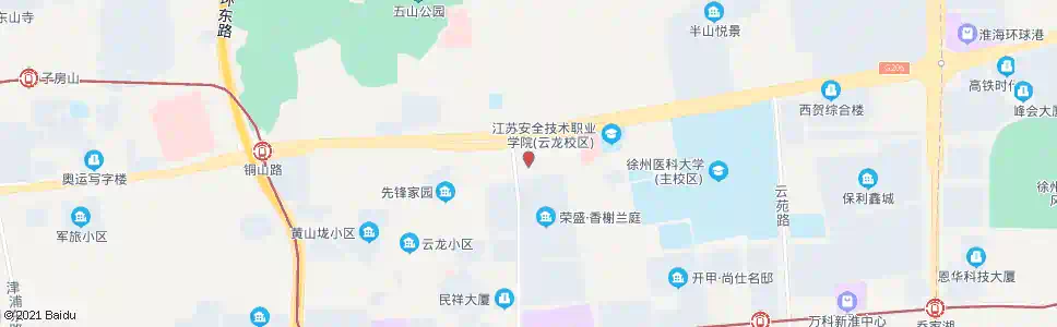 徐州民祥园市场_公交站地图_徐州公交_妙搜公交查询2025
