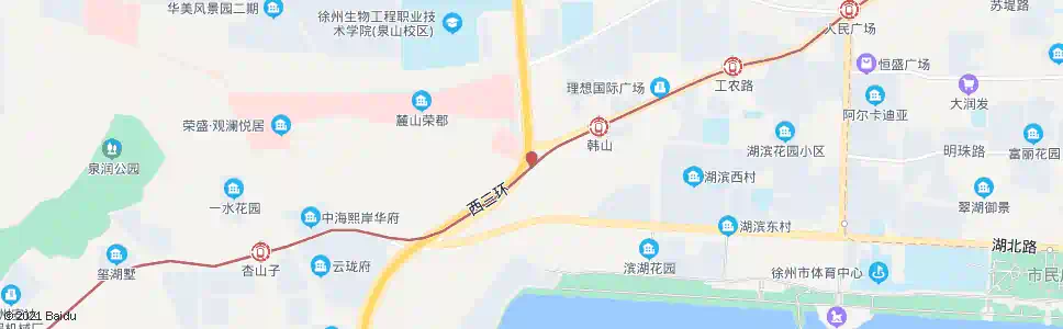 徐州三环西路环岛_公交站地图_徐州公交_妙搜公交查询2025