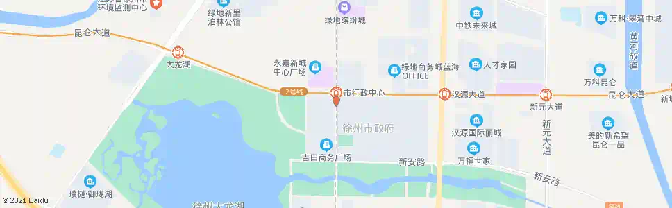 徐州市行政中心西门_公交站地图_徐州公交_妙搜公交查询2025