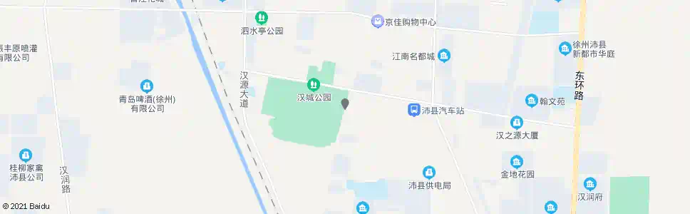 徐州汉城公园东门_公交站地图_徐州公交_妙搜公交查询2025