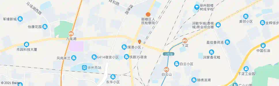 徐州下淀桥西_公交站地图_徐州公交_妙搜公交查询2025