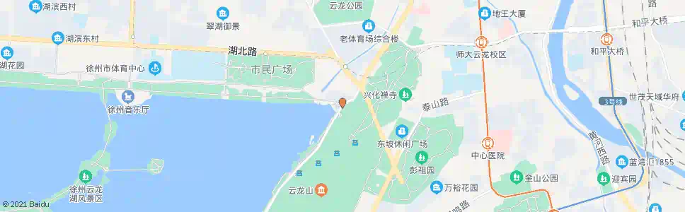 徐州滨湖公园东门_公交站地图_徐州公交_妙搜公交查询2025
