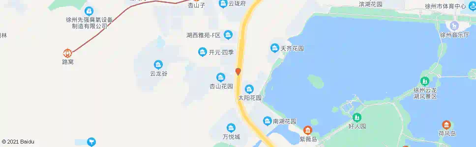 徐州杏山花园_公交站地图_徐州公交_妙搜公交查询2025
