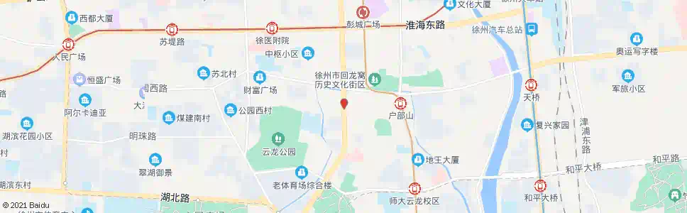 徐州中山饭店_公交站地图_徐州公交_妙搜公交查询2025