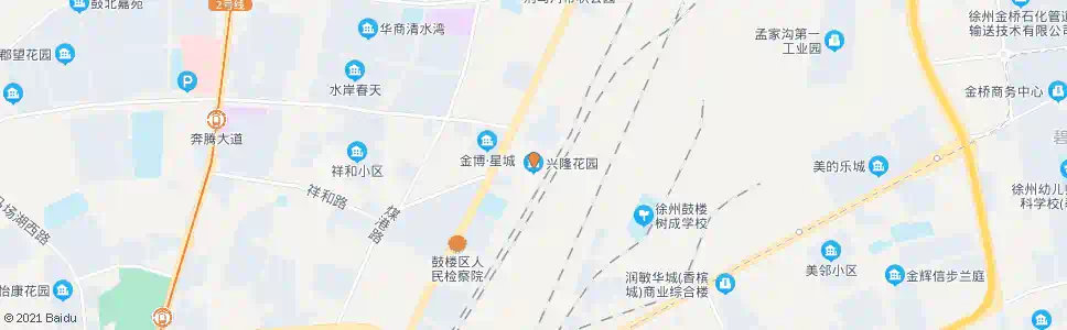 徐州兴隆花园_公交站地图_徐州公交_妙搜公交查询2025