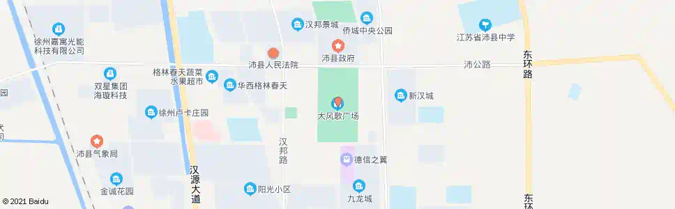 徐州大风歌广场_公交站地图_徐州公交_妙搜公交查询2025