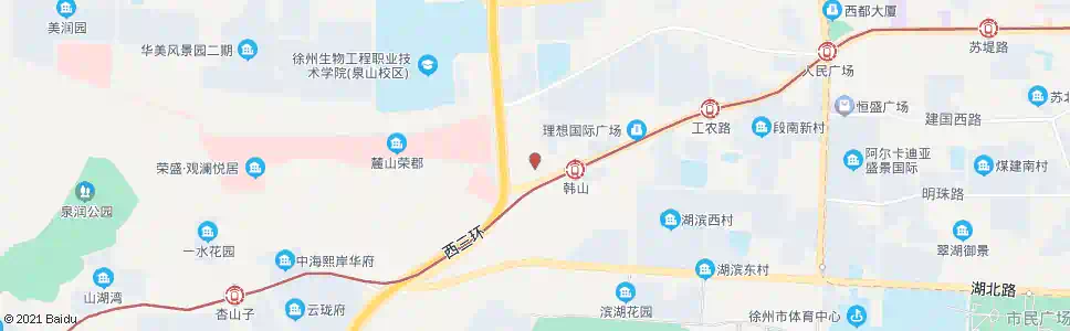 徐州隧道西口_公交站地图_徐州公交_妙搜公交查询2025
