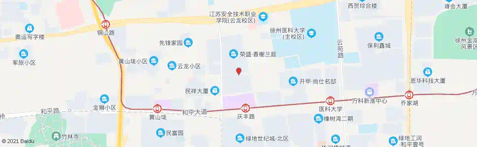 徐州民祥园路_公交站地图_徐州公交_妙搜公交查询2025