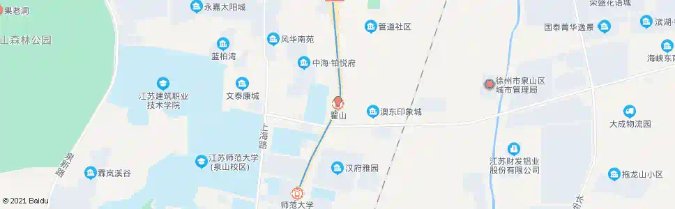 徐州翟山_公交站地图_徐州公交_妙搜公交查询2025