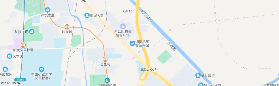 徐州汽车南站东门_公交站地图_徐州公交_妙搜公交查询2025