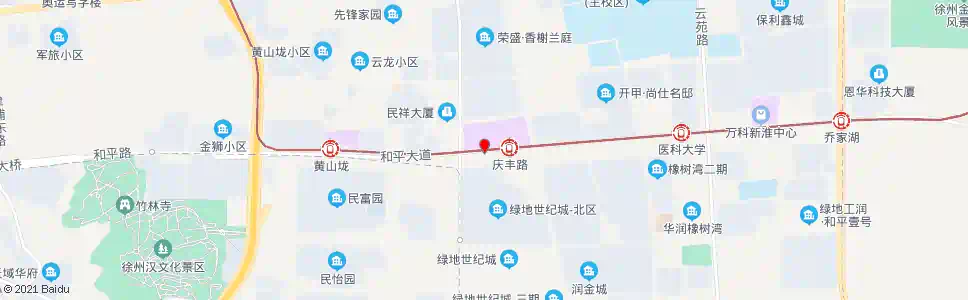 徐州云龙万达广场_公交站地图_徐州公交_妙搜公交查询2025