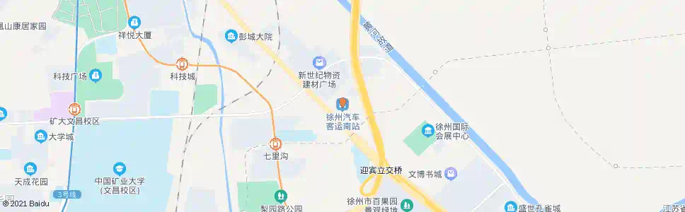 徐州汽车南站_公交站地图_徐州公交_妙搜公交查询2025